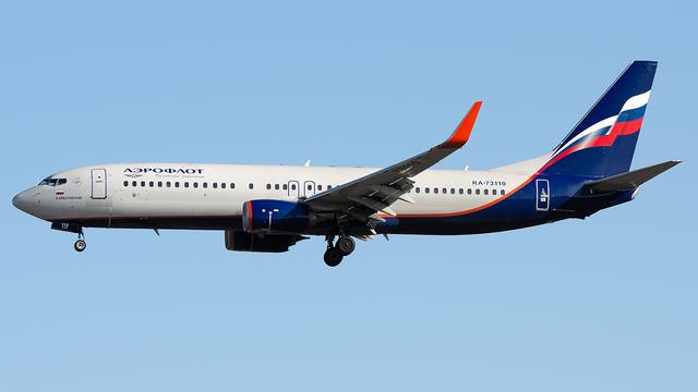 RA-73110:Boeing 737-800:Аэрофлот